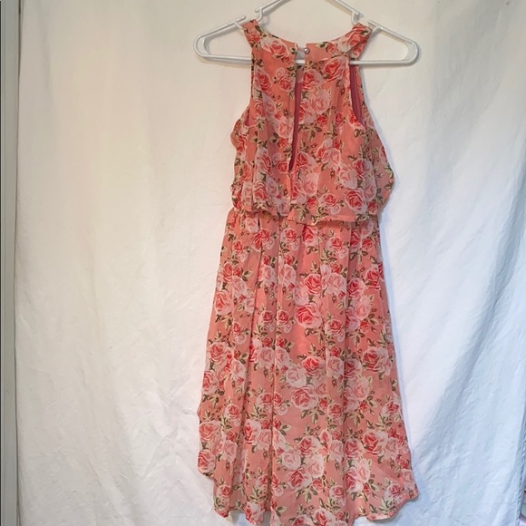 Girls Floral Maxi Dress with Shorts, Sz 10/12 - Picture 2 of 7